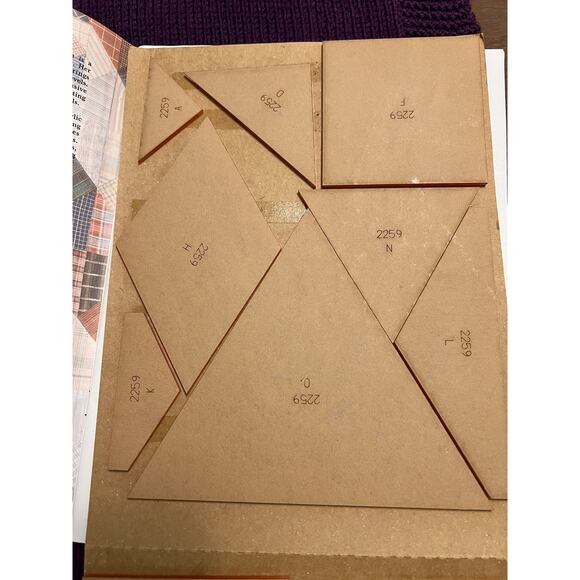 omnigrid rotary cutting templates pandoras box quilt - Picture 4 of 9